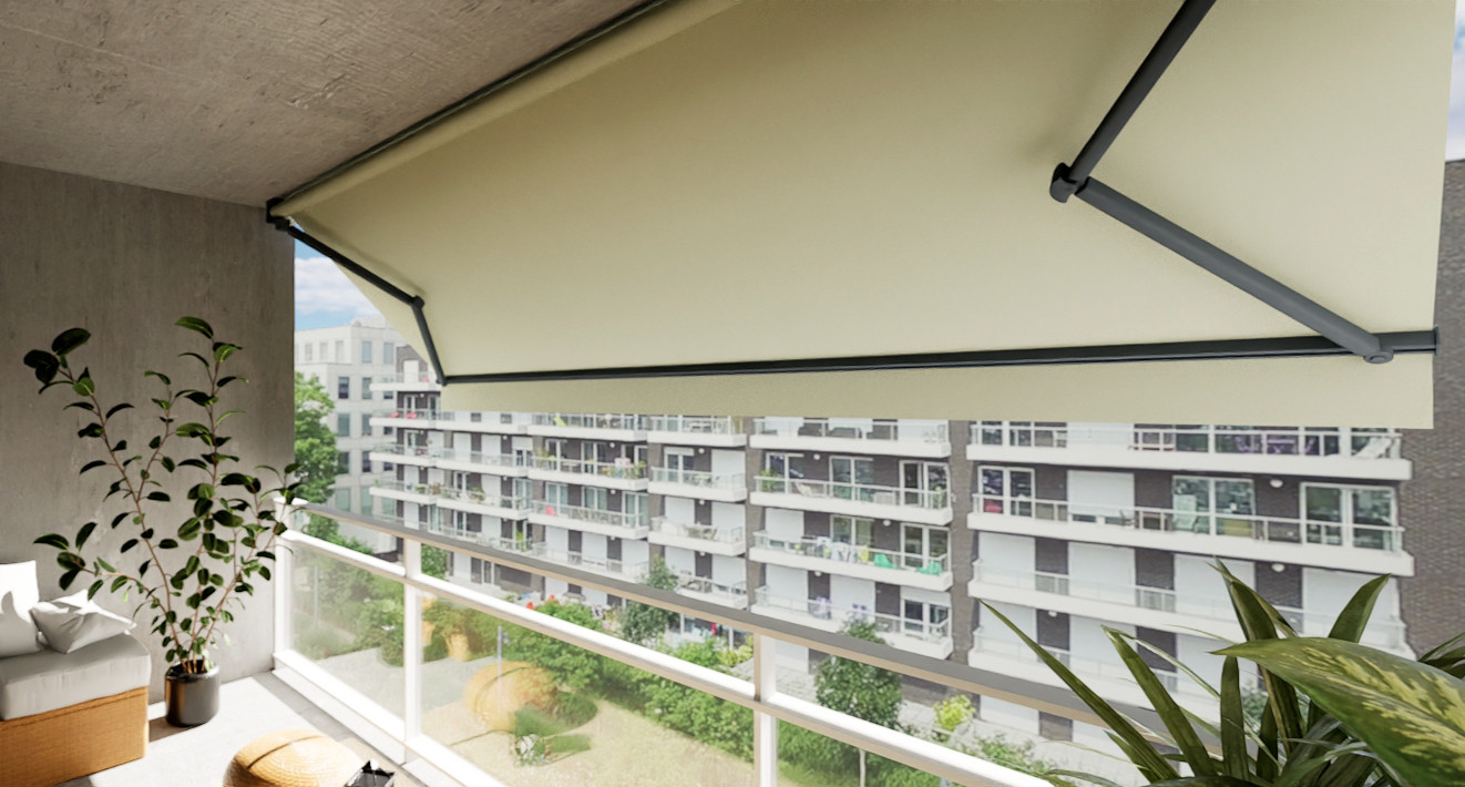 Tenda da sole per balcone di appartamento